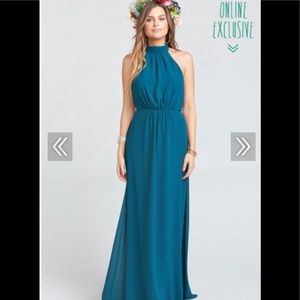 Show Me Your Mumu Bridesmaid Dress Deep Jade